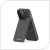 Θήκη Δερμάτινη Dux Ducis Rafi Mag 3 σε 1 MagSafe RFID Blocker Apple iPhone 14 Pro με Stand Μαύρο