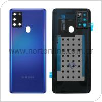 Battery Cover Samsung A217F Galaxy A21s Blue (Original)