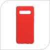 Soft TPU inos Samsung G975F Galaxy S10 Plus S-Cover Red