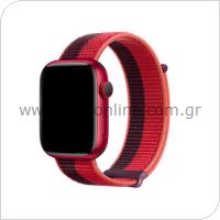 Λουράκι Dux Ducis Nylon Sport Bracelet Apple Watch (38/ 40/ 41mm) Cherry Κόκκινο
