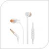 Hands Free Stereo JBL Tune T110 3.5mm White