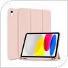 Flip Smart Case inos Apple iPad 10.9 (2022) with TPU Back Cover & SC Pen Pink