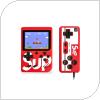 Κονσόλα Παιχνιδιών SUP GameBoy + Χειριστήριο με 400 Παιχνίδια Κόκκινο