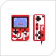 Κονσόλα Παιχνιδιών SUP GameBoy + Χειριστήριο με 400 Παιχνίδια Κόκκινο