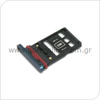 Sim & SD Card Holder Huawei Mate 20 Pro Midnight Blue (OEM)