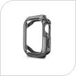 TPU & PC Cover Case Devia Sport Apple Watch 7/ 8 (41mm) Shock Proof Black-Clear