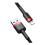 USB 2.0 Cable Baseus Cafule USB A to Lightning 2.4A 1m Black-Red