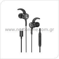 Hands Free Stereo Foneng T68 Heavy Bass Gaming USB C Black