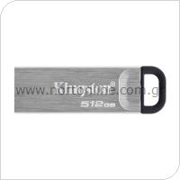 USB 3.2 Flash Disk Kingston Kyson DTKN USB A 512GB Ασημί