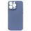 Θήκη Liquid Silicon inos Apple iPhone 13 Pro L-Cover Γκρι-Μπλε