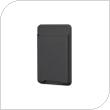 Θήκη Σιλικόνης Καρτών AhaStyle PT133-S για Smartphones Μαύρο