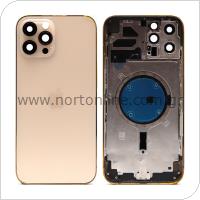 Battery Cover Apple iPhone 12 Pro Max Gold (OEM)