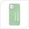 TPU & Glass Case inos Apple iPhone 12 CamGuard Light Green