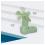 Handheld Fan Foldable Portable Niaros Ladoli 0.5W Mini White/ Green/ Pink (6 pcs) VALUE PACK