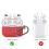 Silicon Case AhaStyle PT-P1 Apple AirPods Pro Premium with Hook Red