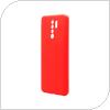 Θήκη Liquid Silicon inos Xiaomi Redmi 9 L-Cover Κόκκινο