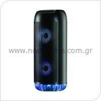 Portable Bluetooth Speaker Rebeltec Partybox 400 with Karaoke Function 20W Black (Easter24)