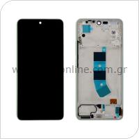 LCD with Touch Screen & Middle Plate Xiaomi Redmi Note 13 4G Mint Green (Original)