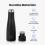 Smart Μπουκάλι-Θερμός UV Noerden LIZ Ανοξείδωτο 350ml Μαύρο + Λευκό