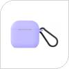 Θήκη Σιλικόνης Devia Apple AirPods 4 Naked Βιολετί