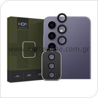 Μεταλλικό Προστατευτικό Κάλυμμα Κάμερας Hofi Camring Pro+ Samsung S921B Galaxy S24 5G Μαύρο (3 τεμ.)