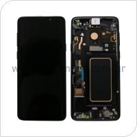 LCD with Touch Screen & Front Cover Samsung G965F Galaxy S9 Plus Black (Original)