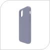 Θήκη Liquid Silicon inos Apple iPhone 12 mini L-Cover Γκρι-Μπλε
