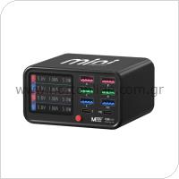 Πολυφορτιστής Πάγκου MaAnt DianBa Mini με 6 Θύρες USB A & USB C PD/ QC 75W & Οθόνη Ενδείξεων
