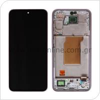 Οθόνη με Touch Screen & Μπροστινή Πρόσοψη Samsung A356B Galaxy A35 5G Μωβ (Original)