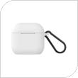 Θήκη Σιλικόνης Devia Apple AirPods 4 Naked Λευκό