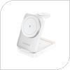 Wireless Charger Magnetic Foldable 3in1 Foneng CP126 15W White