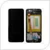 LCD with Touch Screen & Front Cover Samsung A202F Galaxy A20e Black (Original)