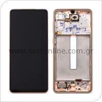 LCD with Touch Screen & Front Cover Samsung A336B Galaxy A33 5G Orange (Original)