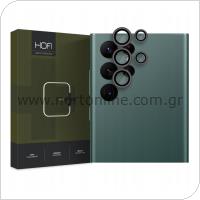 Μεταλλικό Προστατευτικό Κάλυμμα Κάμερας Hofi Camring Pro+ Samsung S918B Galaxy S23 Ultra 5G Μαύρο (5 τεμ.)