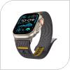 Λουράκι Spigen Athlex Air Apple Watch 6/ 7/ 8/ 9/ 10/ SE/ Ultra 1/ 2 (44/ 45/ 46/ 49mm) Active Γκρι