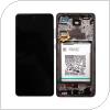 LCD with Touch Screen, Front Cover & Battery Samsung A725F Galaxy A72 4G/ A726B Galaxy A72 5G Awesome Black (Original)