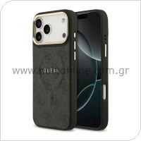 Θήκη PU Guess MagSafe Apple iPhone 17 Pro Max Hardcase Classic 4G Μαύρο
