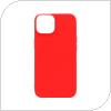 Θήκη Soft TPU inos Apple iPhone 14 5G S-Cover Κόκκινο