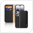Θήκη Δερμάτινη Dux Ducis Hivo RFID Wallet Apple iPhone 15 Pro Max Μαύρο