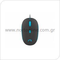 Wired Mouse Natec Sparrow NMY-1187 Black-Blue