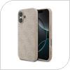 Θήκη PU Guess Apple iPhone 17 Hardcase Classic 4G Ροζ