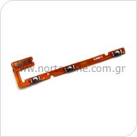 On/Off Flex Cable Xiaomi Redmi 12 with Side Keys (OEM)