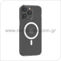 Θήκη TPU Shock Proof Magnetic Devia Apple iPhone 14 Pro Pure Clear Διάφανο