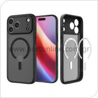 Θήκη TPU & PC Spigen Ultra Hybrid Mag Magsafe Apple iPhone 17 Pro Max Frost Μαύρο