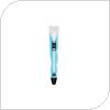 3D Pen-2 PE12 με Ανταλακτικό Νύμα PLA 9m Μπλε (OEM)