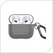 TPU Case Dux Ducis PECB Apple AirPods 3 with Aluminum Hook Grey
