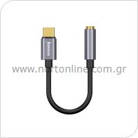 Αντάπτορας Baseus L54 USB C Αρσενικό σε 3.5mm Θηλυκό Γκρι