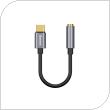 Αντάπτορας Baseus L54 USB C Αρσενικό σε 3.5mm Θηλυκό Γκρι