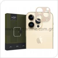 Μεταλλικό Προστατευτικό Κάλυμμα Κάμερας Hofi Alucam Premium Pro+ Apple iPhone 14 Pro/ 14 Pro Max Χρυσό