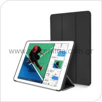 Flip Smart Case inos Apple iPad 9.7 (2017)/ (2018) with TPU Back Cover Black